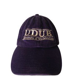 1995 Official Licensed University Of Washington UDUB VINTAGE PURPLE Strap Back L